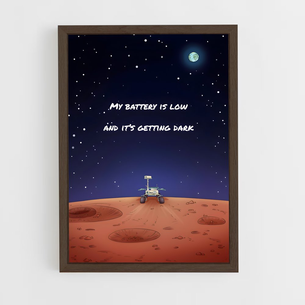 Poster Astronaute Lunatique – affiche Astronomie (vue 5)